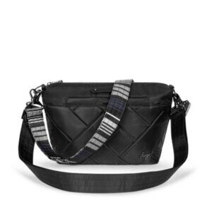 Lug Flare 2 Crossbody Bag - Midnight Black, Waterproof, Unisex for Travel & Dail
